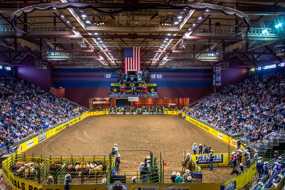 The super-bowl of college rodeo, the College National Finals Rodeo, is held in Casper, Wyoming each year.