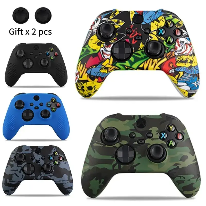 Soft Silicone Case for Xbox Series X/S Controller Protective Skin Gamepad