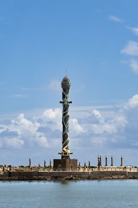Francisco Brennand, Coluna de Cristal, Brennand no Marco Zero, Marco Zero, Parque das Esculturas, Recife Antigo, By Edgar Filho, Fotografia By Edgar Filho
