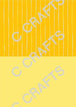 52 Half Plain w/ Yellow Stripes