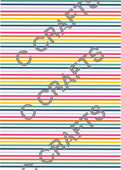 14 Multi-color Lined Stripes