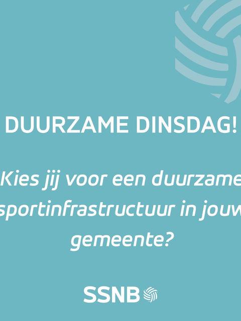 DUURZAME DINSDAG!