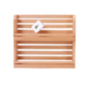 2 Tier Hardwood Spice Rack