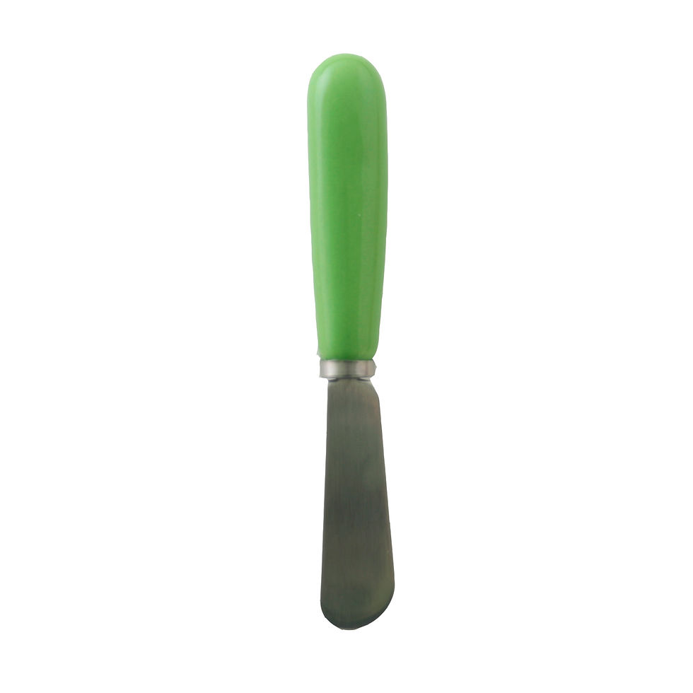 Thumbnail: Light Green Cheese Spreader Knife