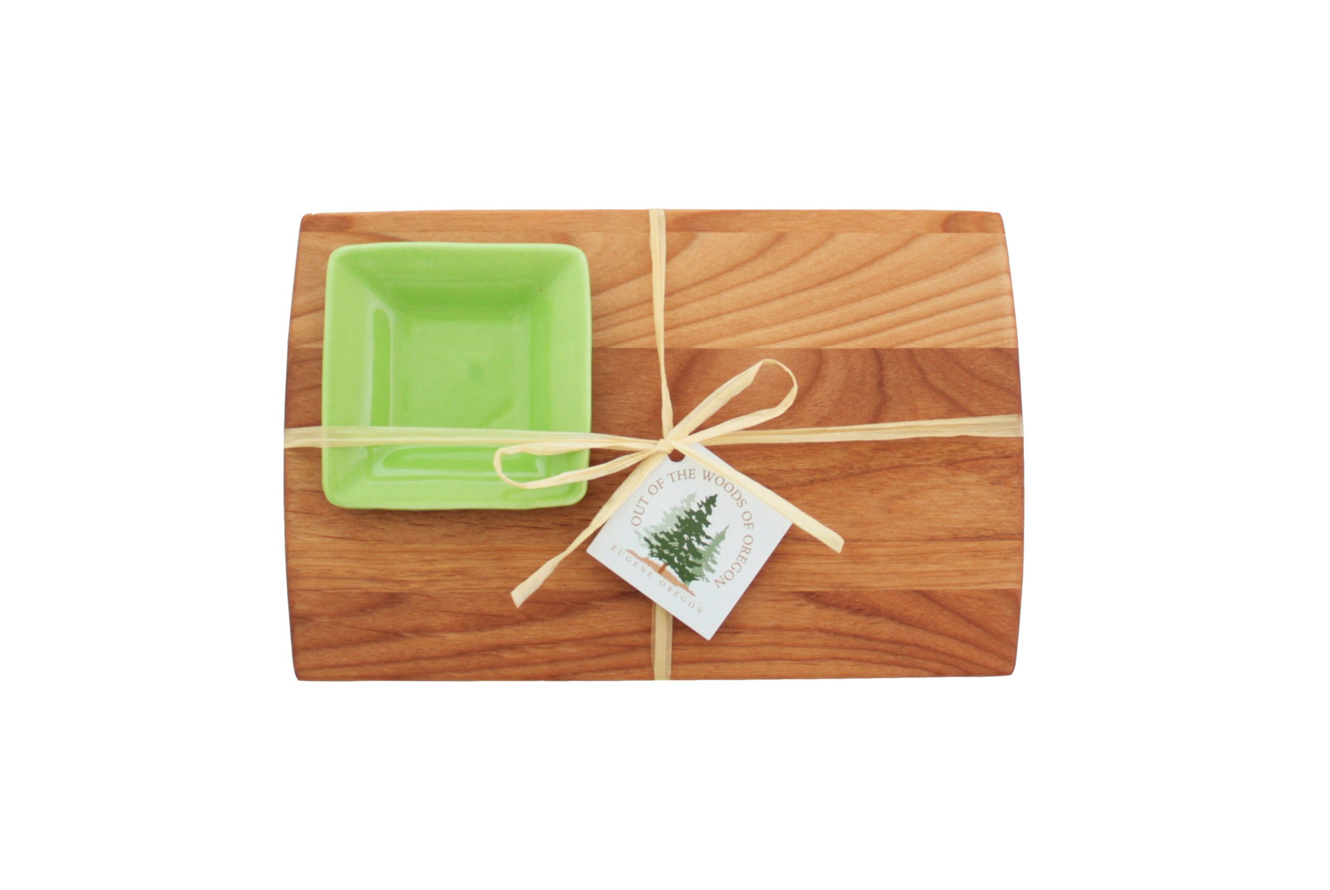 Lime Green Square Appetizer Board