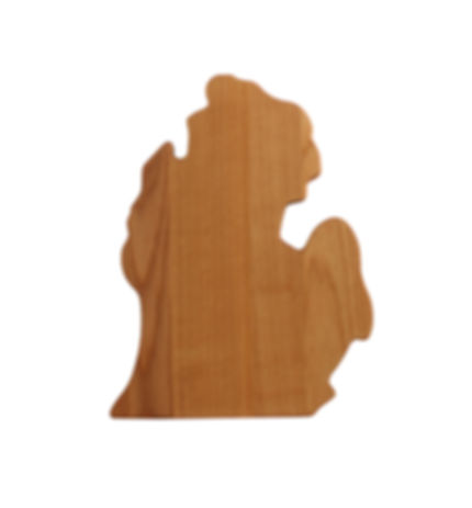 Michigan State Shaped Serving Board