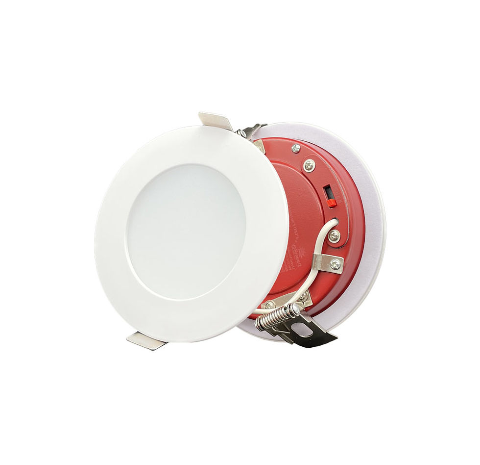 DawnRay 4" 9W LED 2hr Fire Rated Slim Potlight