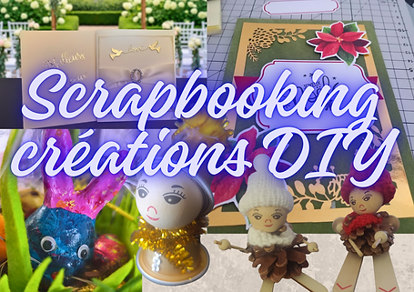 Section scrapbooking, création DIY