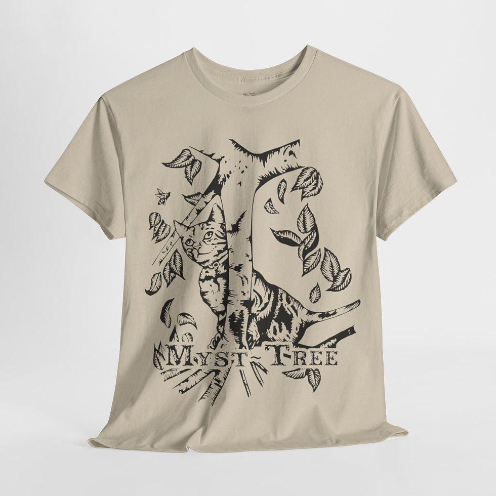 Thumbnail: Myst~Tree Honey Unisex Heavy Cotton Tee