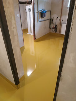 Epoxidová podlaha v technickém zázemí domu
