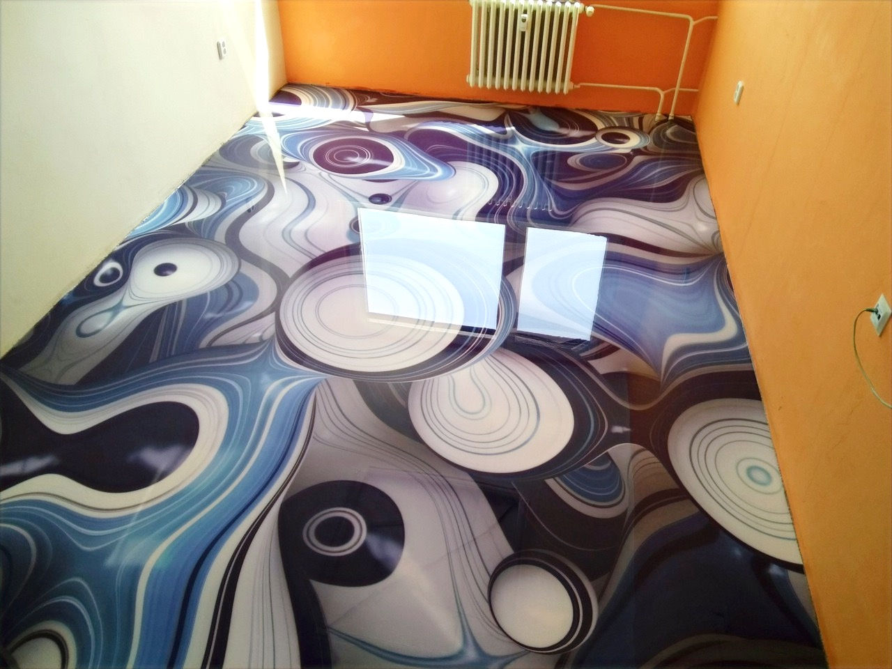 Fototapeta na podlahu do pokoje - design podle přání zákazníka