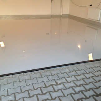 Epoxidová podlaha v garáži - detail
