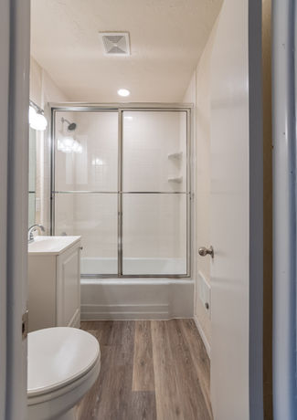 bathroom. Built by Katy Construction Company, Norman, Oklahoma, Keith McCabe, Builder