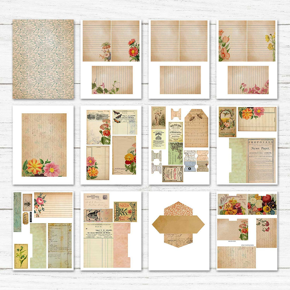 Thumbnail: Clara Junk Journal Kit