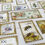 Thumbnail: Bee and Flower Postage Stamps
