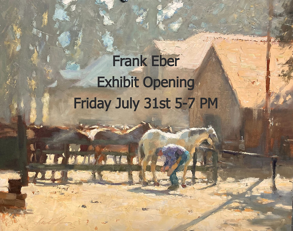 Reception: Frank Eber Exhibit Opening: The Feeling of a Dream