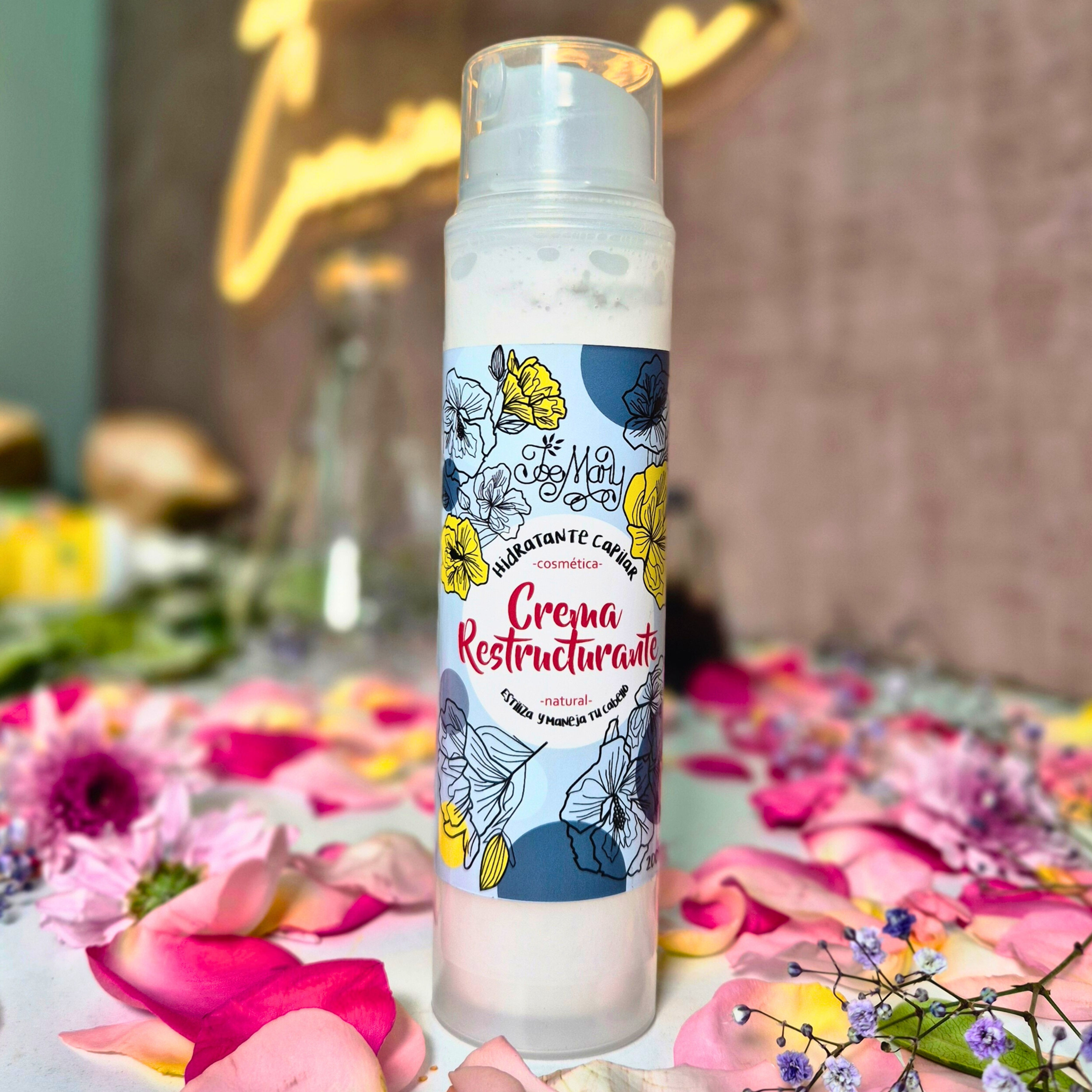 Crema reestructurante con keratina