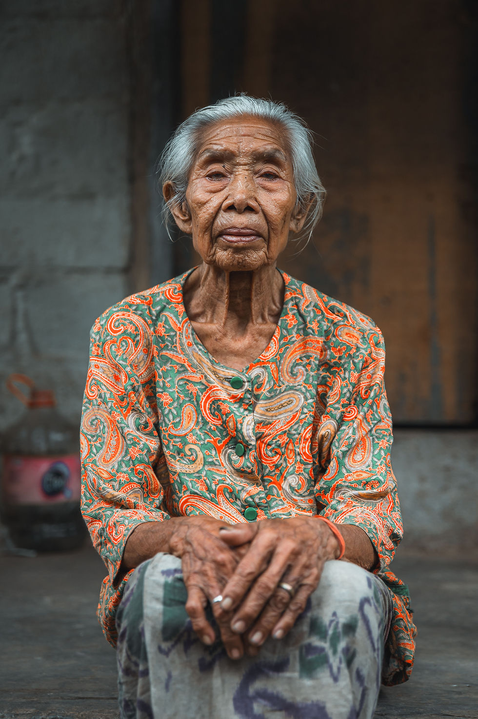elder Balinese woman