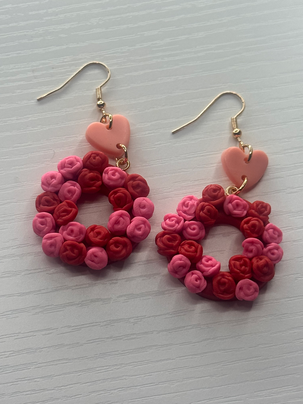 Thumbnail: Roses & Romance Clay Earrings