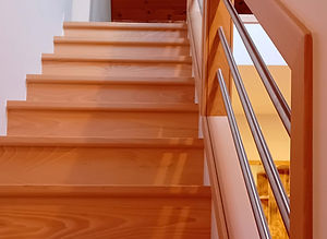 Creation d'un escalier en hetre