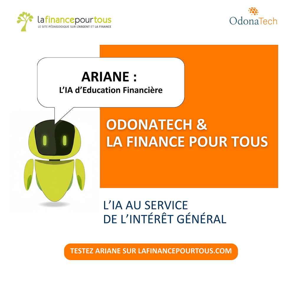 L’IA au service de l’intérêt général : OdonaTech et La Finance pour tous unissent leurs forces