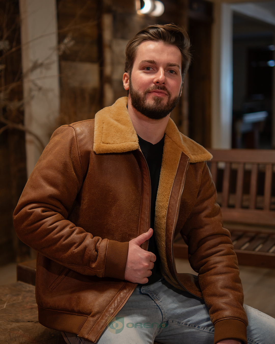 Jaqueta masculina André.