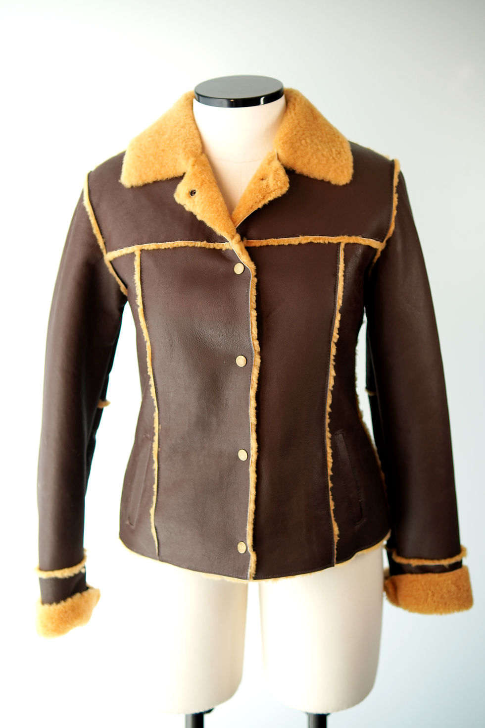 jaqueta unissex em couro legitimo