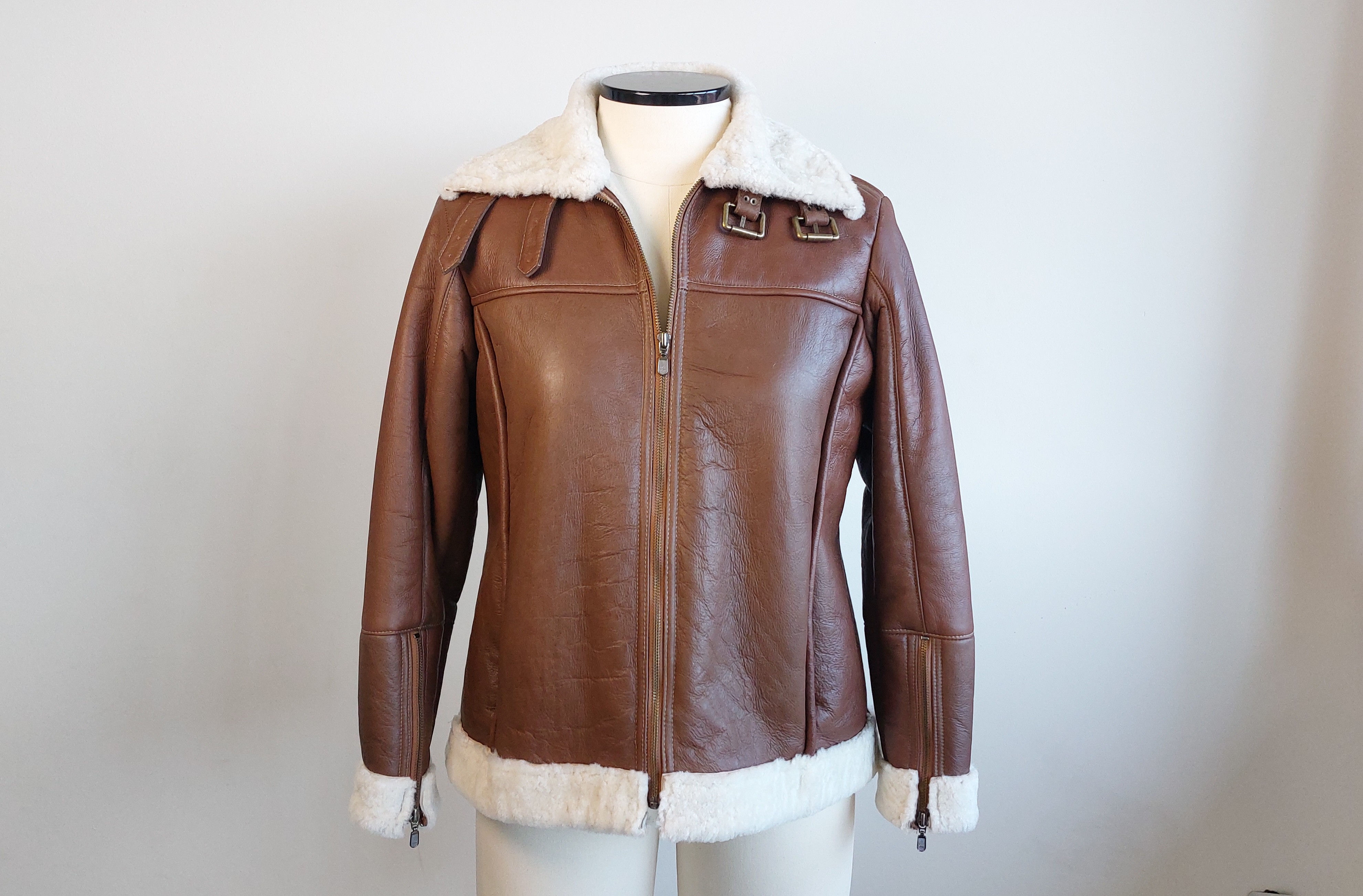 jaqueta feminina couro carneiro