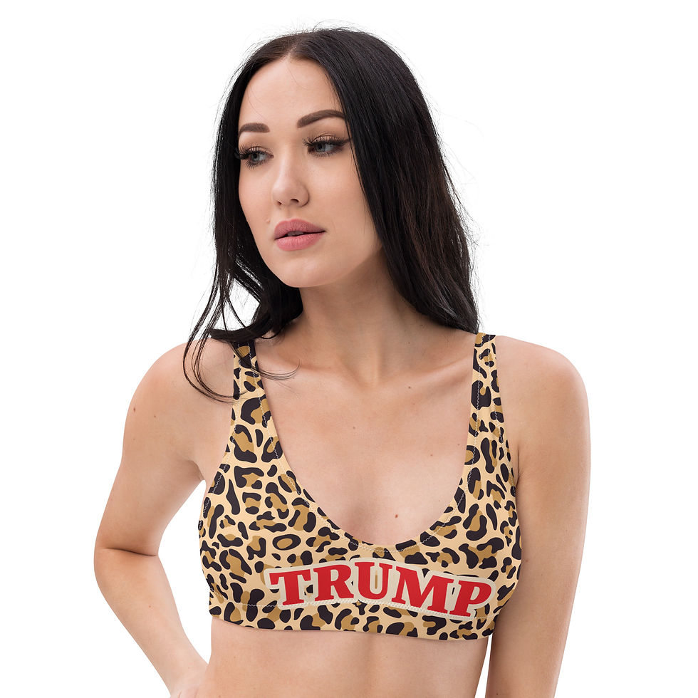Thumbnail: TRUMP bikini top - LEOPARD/RED
