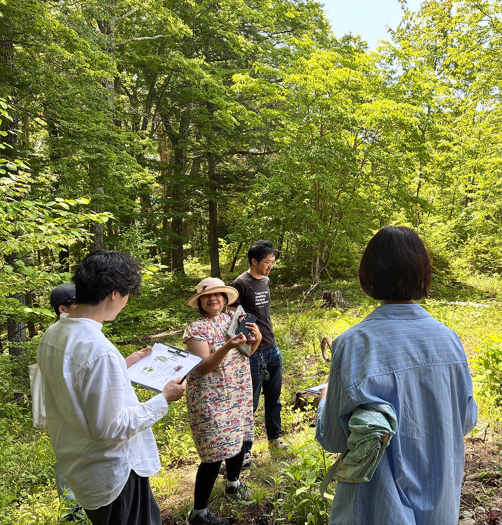森の恵みを探しに出発！『Edible Forest Walk』を開催しました♪