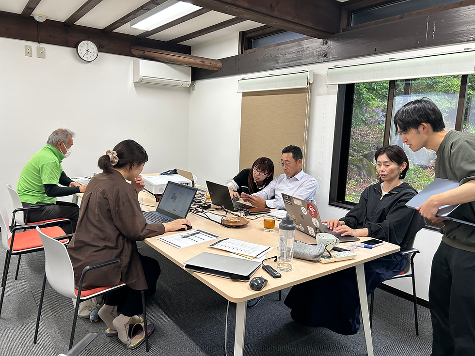少人数だから作業も捗ります