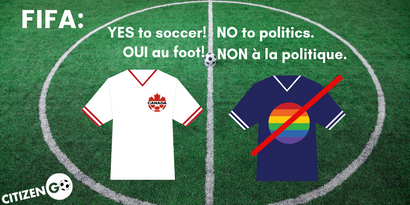 Sign the CitizenGO petition to FIFA now!