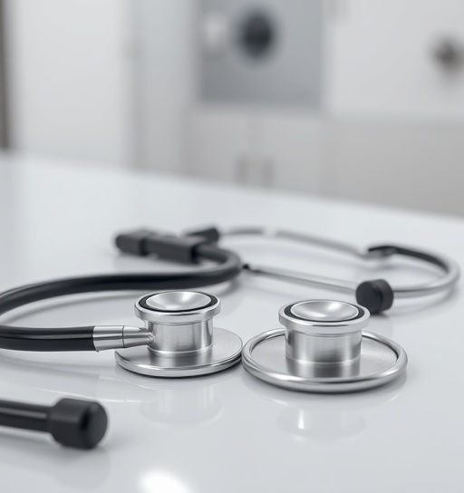 Close-up of stethoscope symbolizing professional nurse-led care at home