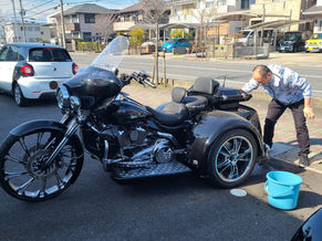 トライク洗車の日
