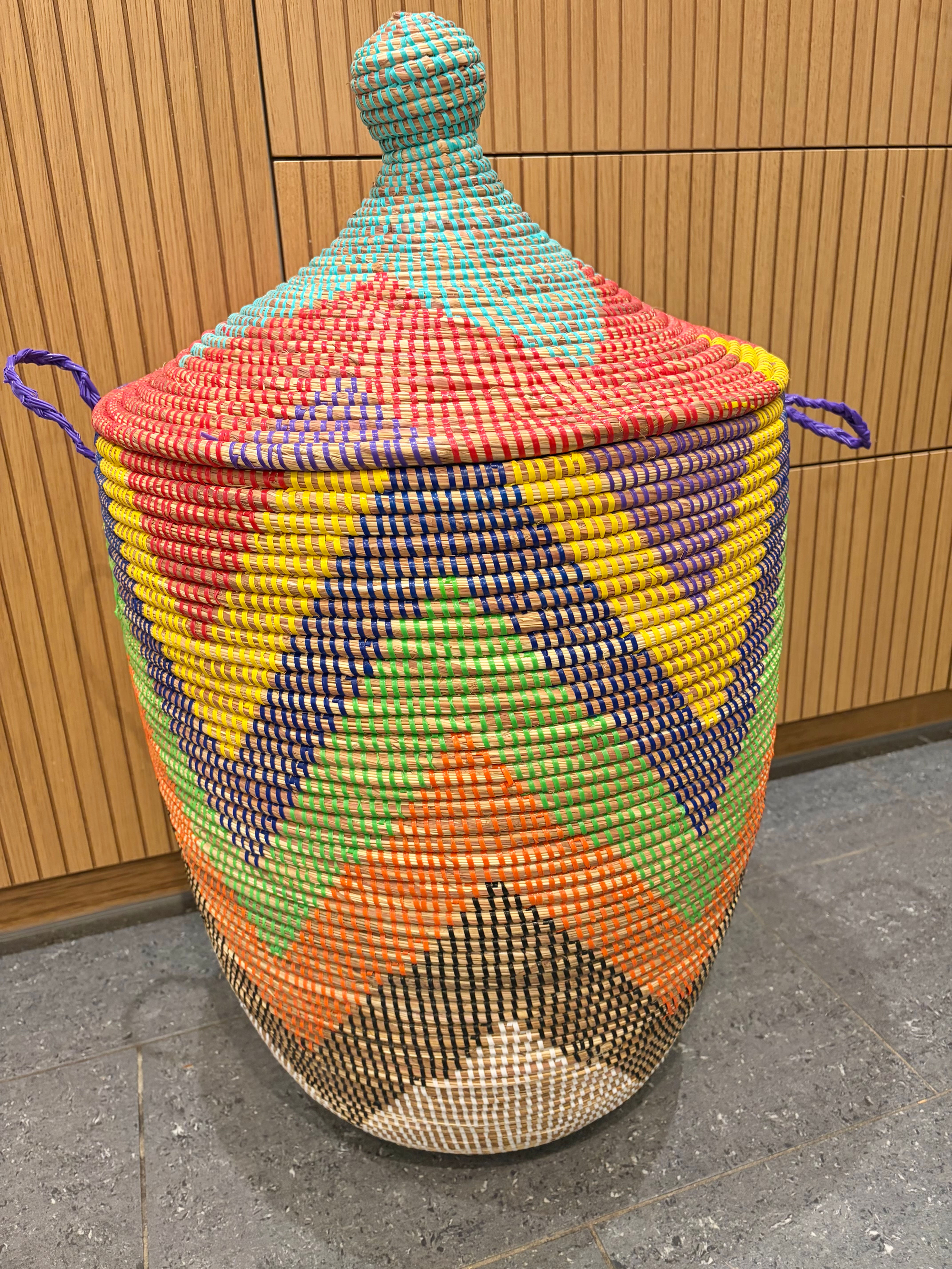 "Mame Diarra" - Tajine-mand XXL - Multi