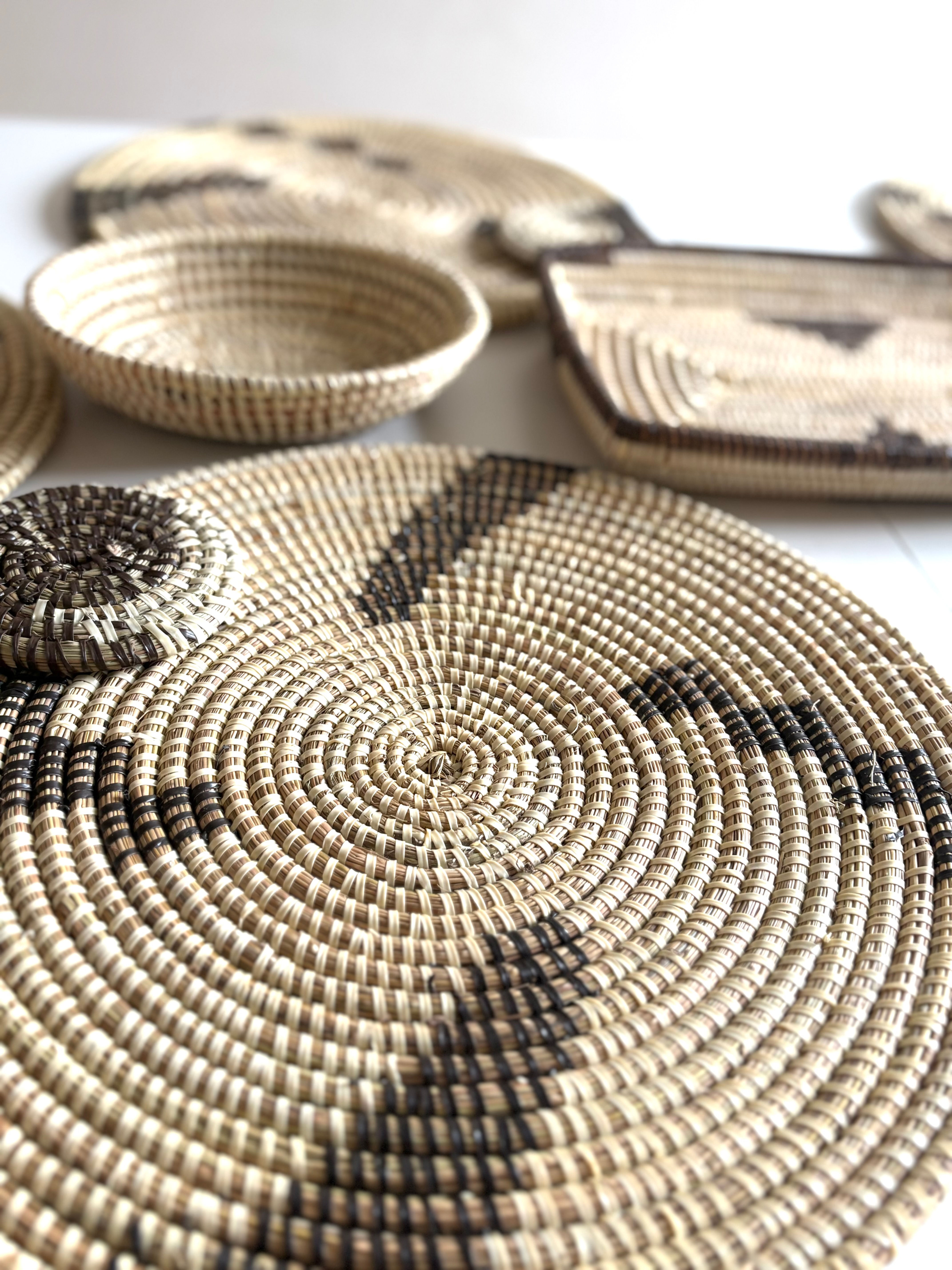 "Cécile" - Tafelset - beige en bruin