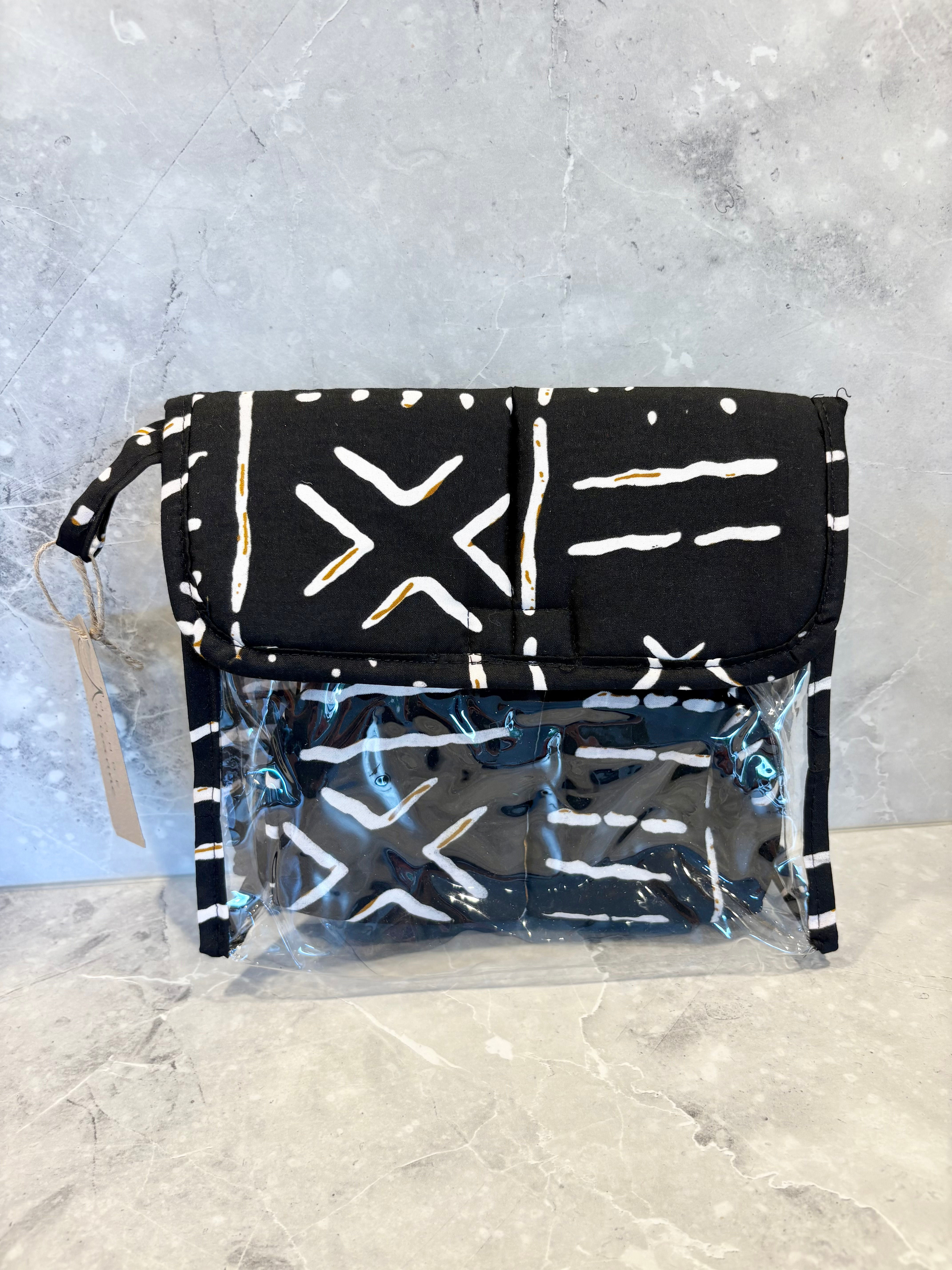 "Thiès" - Make-uptas (duo) - zwart