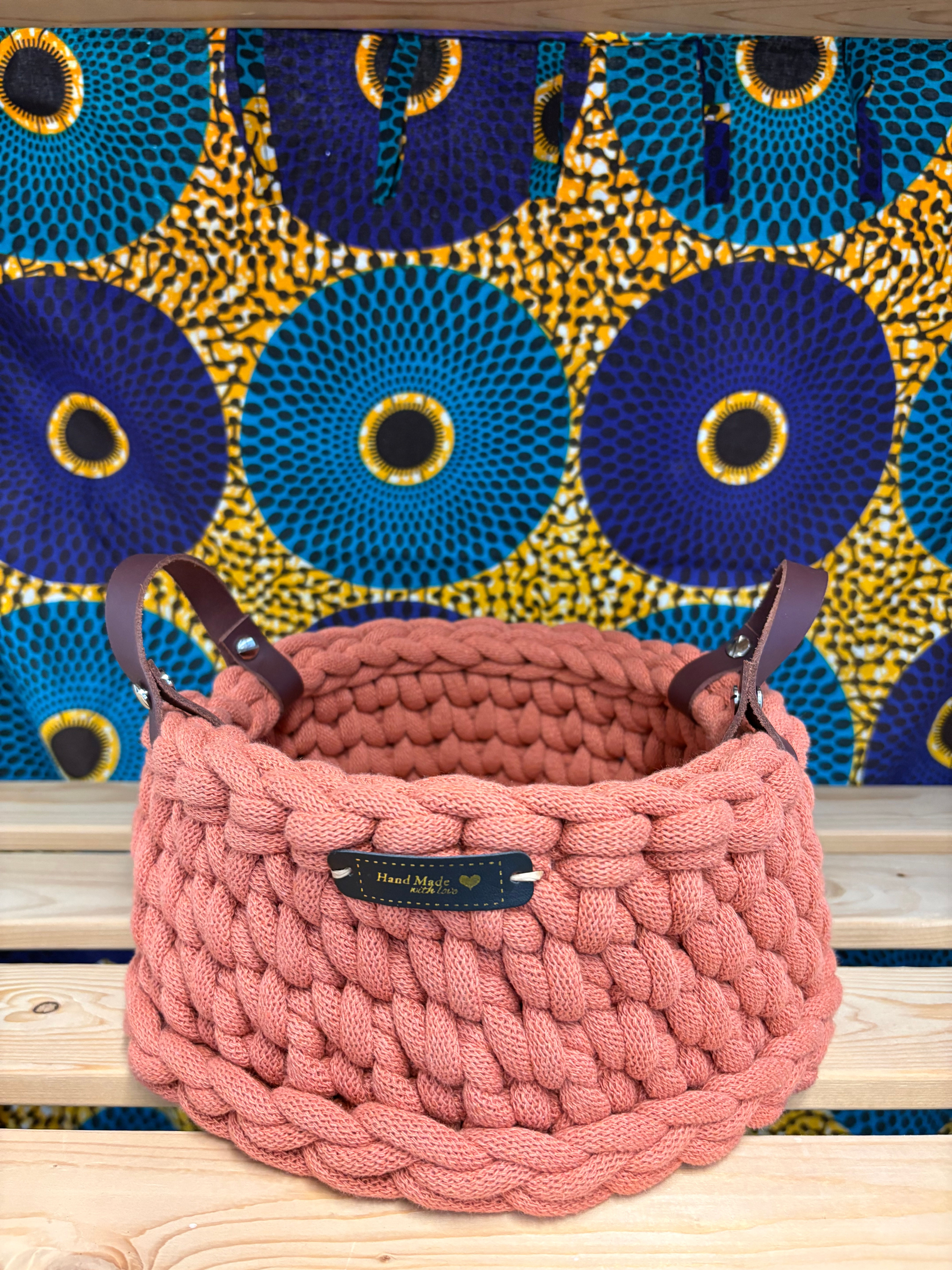 "Rosa" - Mandje S met handvaten - Roze