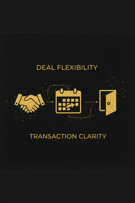 Flexible rent/sale terms, fast viewings