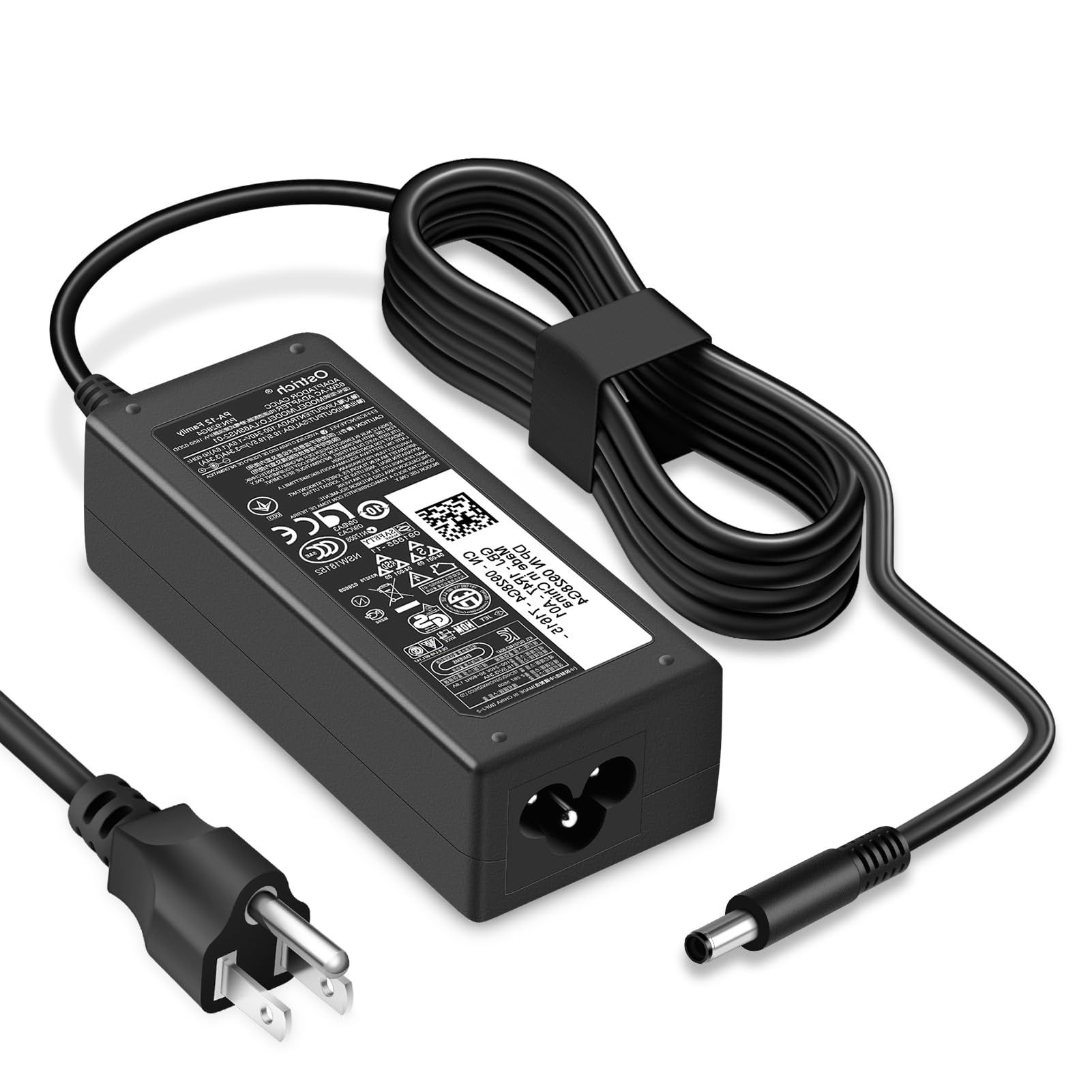 Dell Laptop Power Adapter 65W/45W with Round Tip