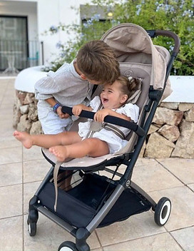 Lightweight travel stroller for rent in Hoi An suitable for Old Town streets and resorts