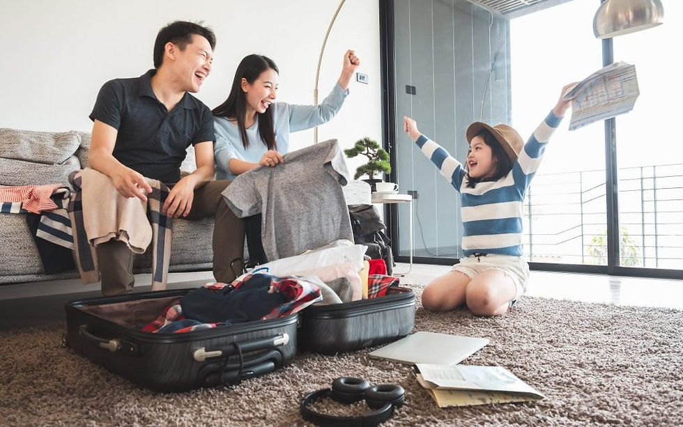 Family traveling in Vietnam with baby and toddler enjoying a safe and stress-free holiday