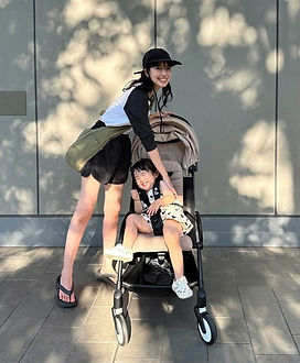 Stokke YOYO3 lightweight travel stroller in Hoi An Old Town suitable for narrow streets and family travel