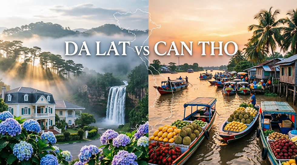 Dalat vs. Can Tho: Which is Better for Families Traveling with Babies and Young Children?