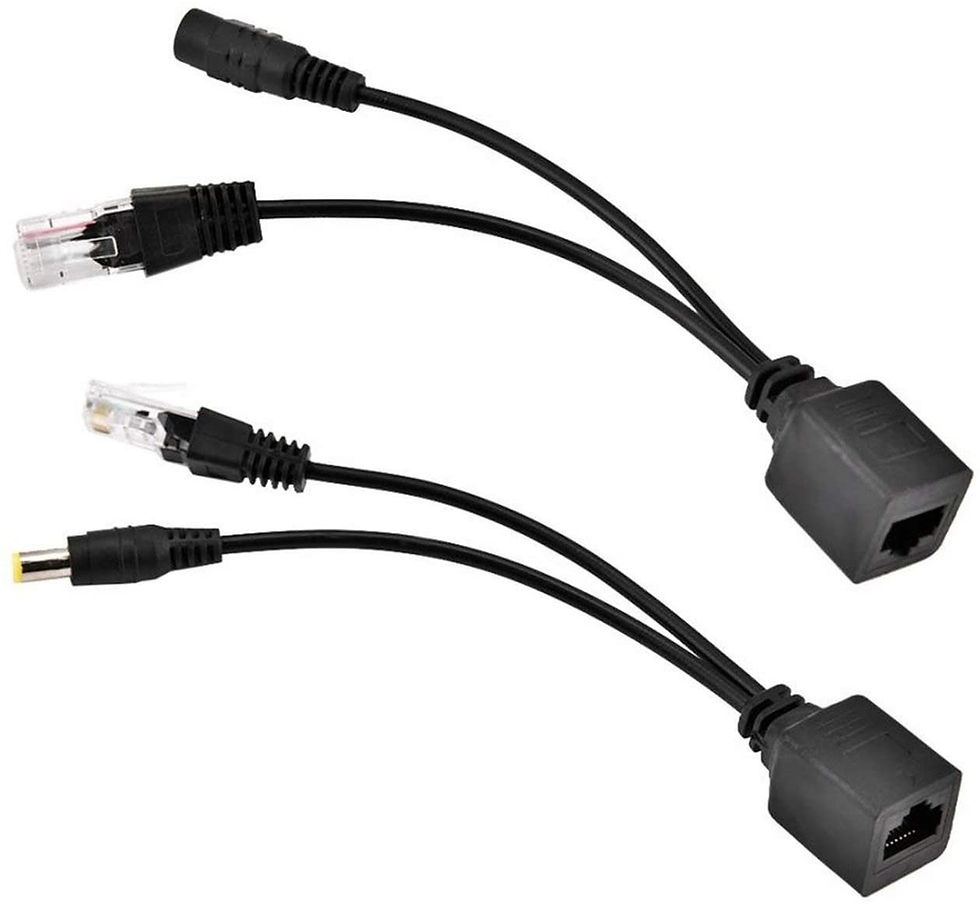 Miniatura: Conector POE / 12V / 12-24W / Compatbilidad 100% con cámaras IP