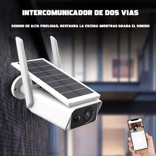 CAMARA SOLAR SMART / 1080P / COMUNICACIÓN DOBLE VIA / SENSOR DE MOVIMIENTO  | YUS