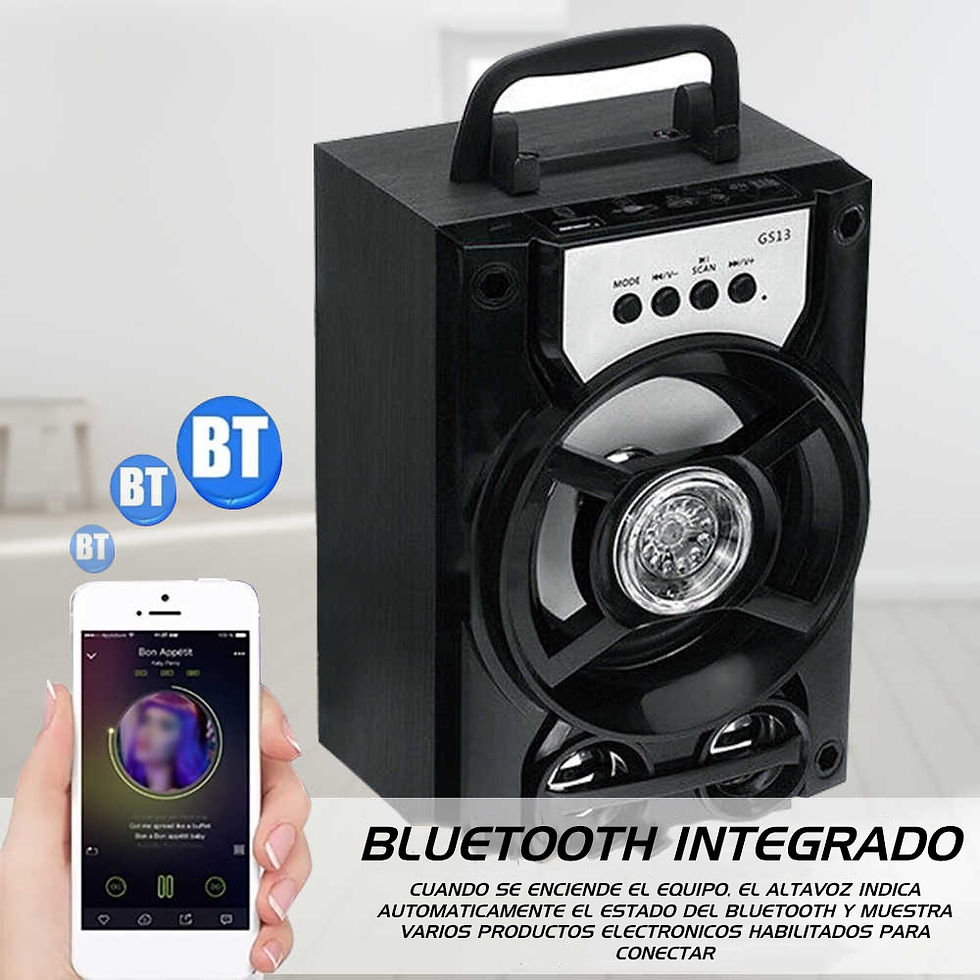 Miniatura: PARLANTE 5W INALAMBRICO BLUETOOTH 5.1 CON SUBWOOFER / CONTROL DE AUDIO / 1200MHA