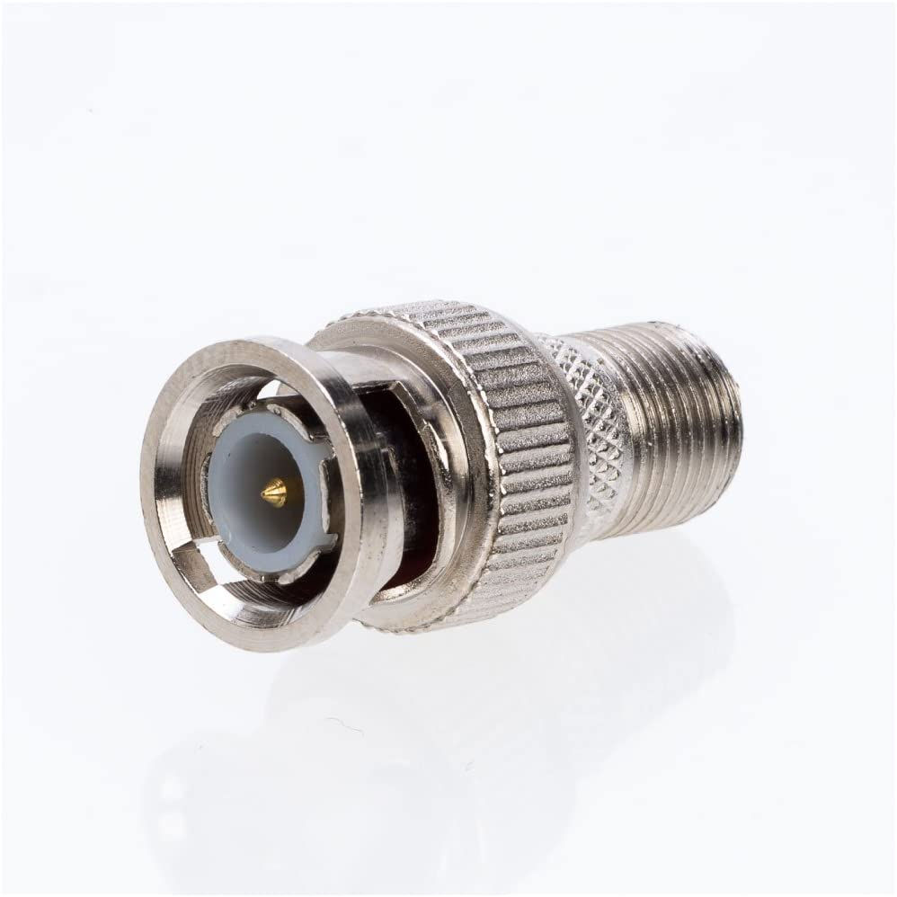 Adaptador BNC macho a conector F