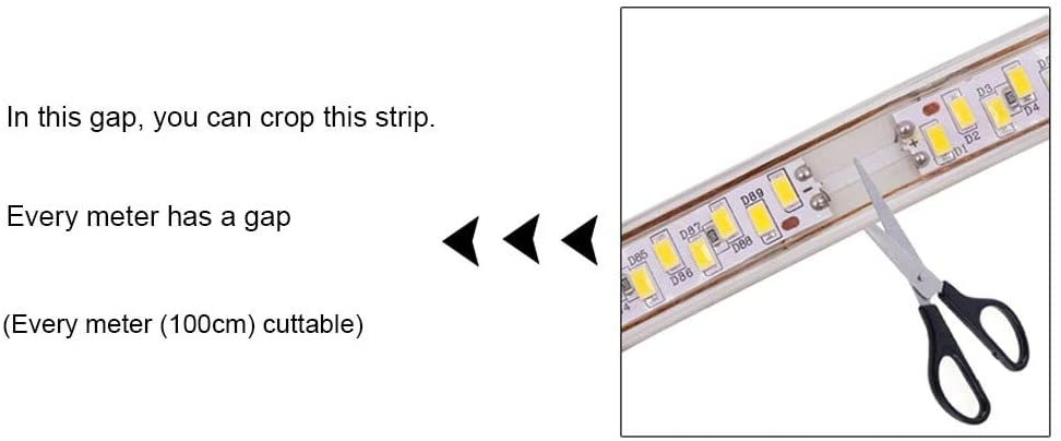 Miniatura: Cinta LED 5730 / 10 metros / 220V / a prueba de agua