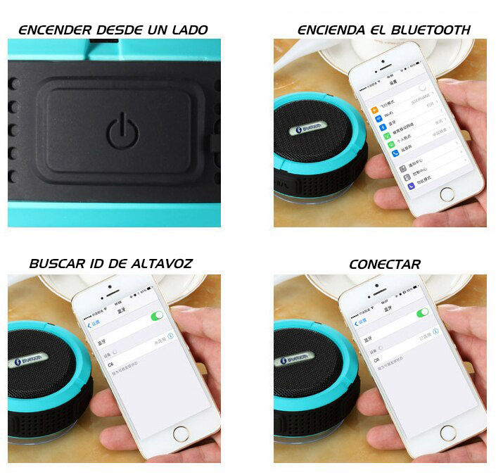 Miniatura: PARLANTE A PRUEBA DE AGUA IP65 INALAMBRICO BLUETOOTH / CONTROL DE AUDIO